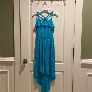 turquoise dress